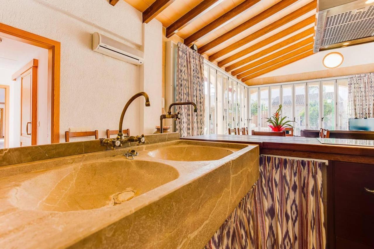 Ca Na Pessina,Con Piscina Privada Villa Sa Pobla Eksteriør bilde