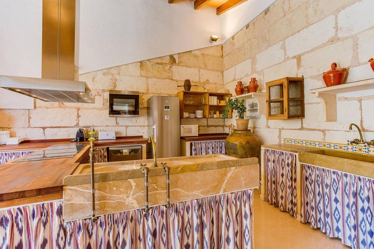 Ca Na Pessina,Con Piscina Privada Villa Sa Pobla Eksteriør bilde