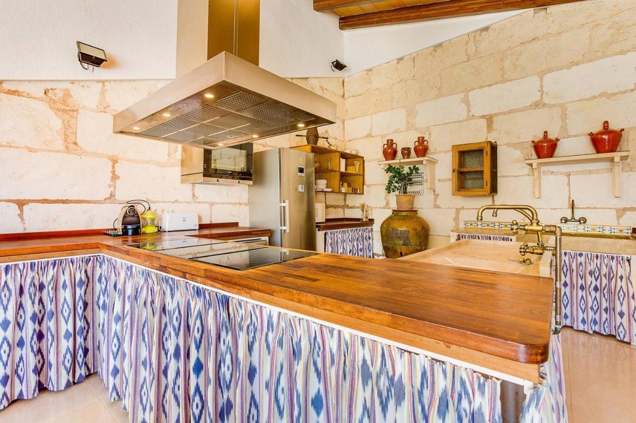 Ca Na Pessina,Con Piscina Privada Villa Sa Pobla Eksteriør bilde
